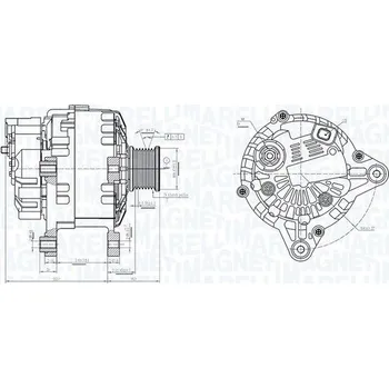 Alternátor Alternátor MAGNETI MARELLI MQA1562