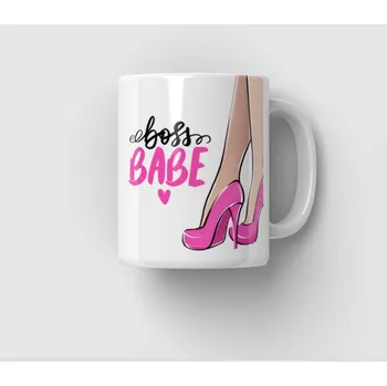 Hrnek Boss Babe - Žlutá