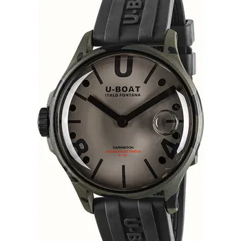 Hodinky U-Boat 9550 Darkmoon Grey Camouflage Mens Watch 44mm 5ATM