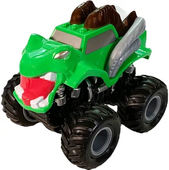 autíčko Monster truck na setrvačník 13 cm fialový Barva: Zelený A
