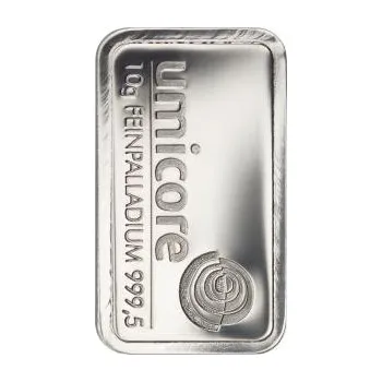 10 gramů palladiový slitek