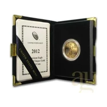 1/2 unce zlatá mince americký orel 2012 - leštěná deska