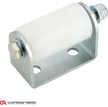 Pohon brány vodící kladka - oliva C571P - vodící váleček pro posuvné brány, ø 60 mm, výška 122 mm