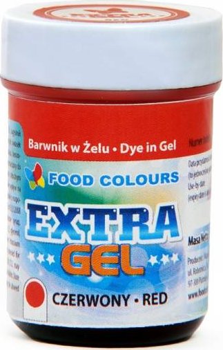 Gelová barva Food Colours (Extra Red) extra červená (35 g)