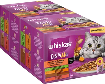 Krmivo pro kočku Whiskas Tasty Mix Adult kapsička Country Collection Lamb with Chicken and Carrot/Chicken with Turkey/Duck/Beef with Poultry