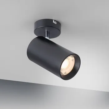 Lampička PURE Technik LED bodové světlo stmívatelné, černá černá, bílá 1 x 18 W LED - Doprava zdarma