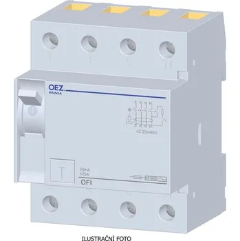 Proudový chránič Proudový chránič OEZ - OFI-125-4-030A, 10kA (36835)