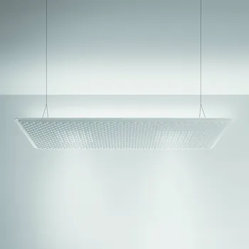 Lampička Artemide Eggboard Matrix Up/Down 160cm 3 000K bílá - Vzdálenost upevňovacích bodů na stěně 127 cm bílé LED celkem 65 W - Doprava zdarma