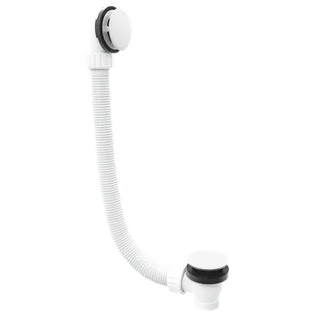 Obklad Vanová souprava bez napouštění, click-clack, délka 1200mm, zátka 72mm, bílá