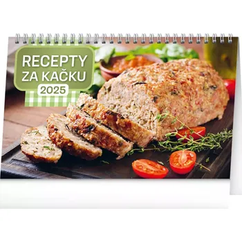 Kalendář NOTIQUE Stolní Recepty za kačku 23,1 x 14,5 cm 2025