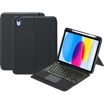 Pouzdro na tablet Kryt s klávesnicí pro iPad 10 (2022) Černý