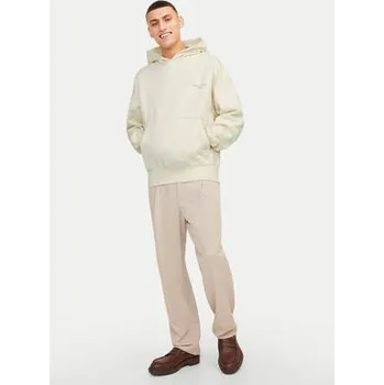 Pánská mikina Jack & Jones Mikina Noho 12263036 Écru Oversize L