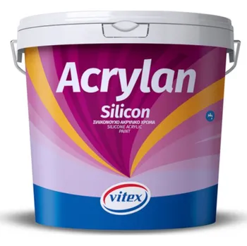 Fasádní barva Acrylan Silikon - balení 10 l, základní verze bílá, na vyžádání lze tónovat dle RAL, NCS