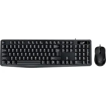 Klávesnice Genius KM-170, Drátový set, Copilot, USB, černá, CZ+SK layout 31330006418