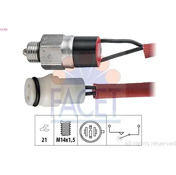 Autoelektrika Spínač, světlo zpátečky FACET 7.6159