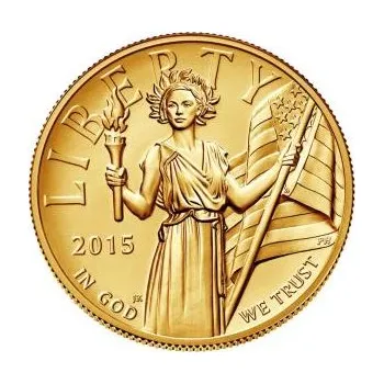 1 unce zlatá mince American Liberty 2015 High Relief