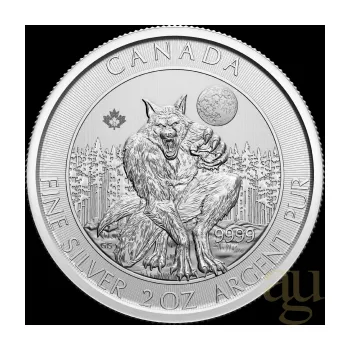 2 unce stříbrná mince Kanada - Werwolf 2021