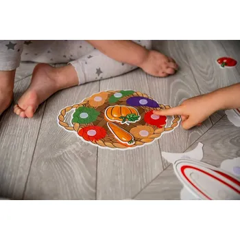 Puzzle Pexi Skládačka na suchý zip - Ovoce a zelenina