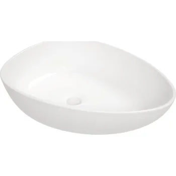 Umyvadlo Aplomo Alpinia 35 keramické umyvadlo na desku, bílá