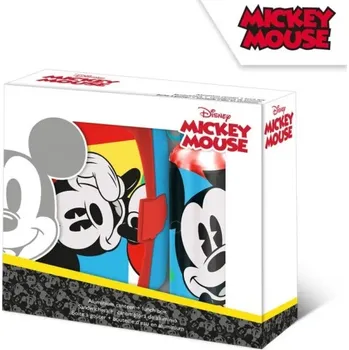 Svačinový box KIDS LICENSING Sada na svačinu / box + láhev MICKEY MOUSE, MI50001