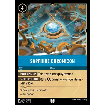 Karetní hra Sapphire Chromicon 168/204 - Shimmering Skies Typ karty: Foil