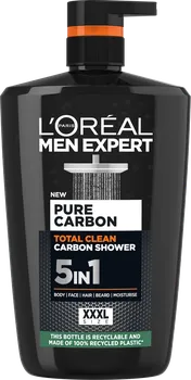 Sprchový gel L'Oréal Paris Men Expert Pure Carbon Total Clean Carbon Shower sprchový gel 1 l