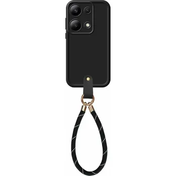 Pouzdro na mobilní telefon Kryt Unique Wrist Strap Xiaomi Redmi Note 13 černý (obal neboli pouzdro na Xiaomi Redmi Note 13)