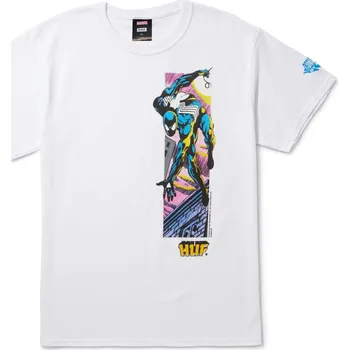 Pánské tričko huf Pánské triko (marvel) web of tee white