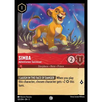 Sběratelská karetní hra Simba 125/204 - Shimmering Skies Typ karty: Non-Holo