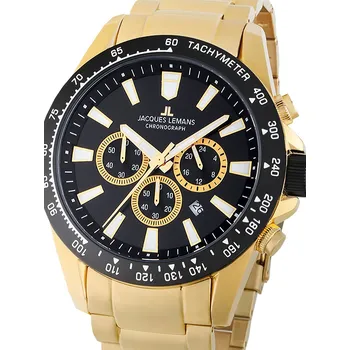 Hodinky Jacques Lemans 1-2140I Liverpool Chronograph Mens Watch 48mm 10ATM