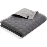 HAY Pléd Mega Dot Organic 260x260, dark grey