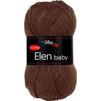 Příze Elen Baby, 41057, tmavě hnědá