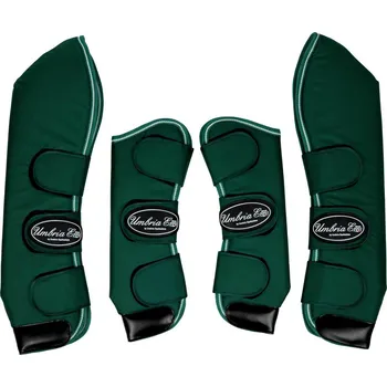 Ochrana nohy a ocasu Umbria Equitazione Chrániče transportní Rip-stop Umbria Equitazione, 4 ks, green PONY