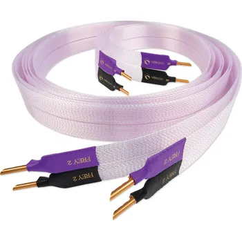 Audio kabel Reproduktorový kabel Nordost Frey 2 Délka: 3 m, Zakončení jedné strany: Zlacené duté banánky, Zakončení druhé strany: Zlacená vidlice