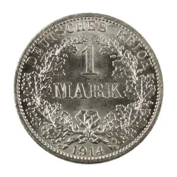 1 Mark stříbrná mince Kaiserreich