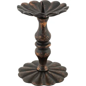 Svícen Kovaný svícen na jednu svíčku, velikost 130 mm