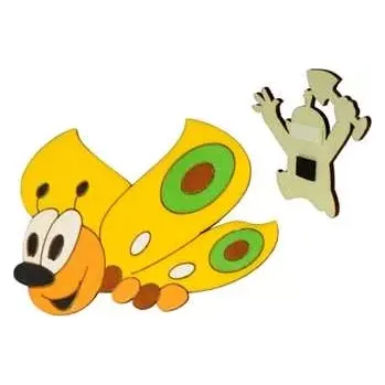 DoDo magnetka Motýl žlutý