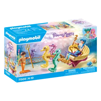 Stavebnice Playmobil Mořská panna s kočárem s mořskými koníky PLAYMOBIL® 71500