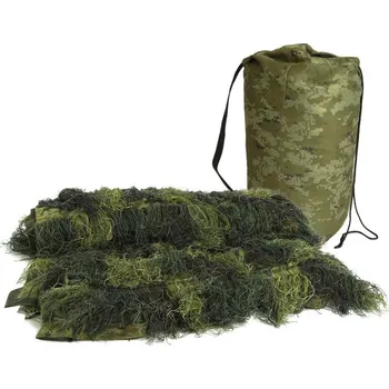 Kamuflážní síť GHILLIE 140x100cm woodland (Kamuflážní síťovina pro odstřelovače typu Hejkal v protihořlavé úpravě.)