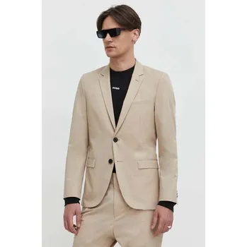 Dámské sako Sako HUGO 50490765 béžová 80X, vel. 48
