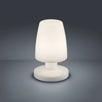 Lampička Reality Leuchten Stolní lampa LED Dora, s baterií, venkovní bílé LED celkem 1,5 W - Doprava zdarma