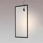 Artemide Discovery Space Spot Rectangular CCT - baldachýn - délka 40 cm, výška 5 cm černá 1 x 62 W LED + 1 x 25 W LED bodové světlo - Doprava zdarma
