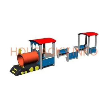 Dětský domeček Průlezka - Vláček VL200KS - stříbrný