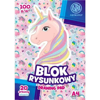 ASTRA Náčrtník / skicář A4, 20 listů 100g/m2, mix motivů, 106021001