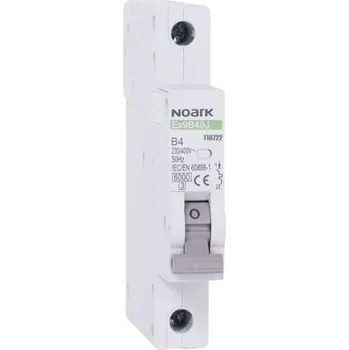 Jistič NOARK 110722 Ex9B40J 1P B4 Úzký instalační jistič 13,5 mm, 6 kA, char. B, 4 A, 1pól (Ex9B40J 1P B4)