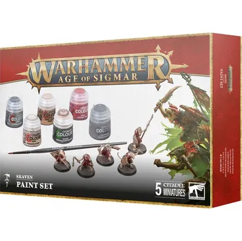 Příslušenství k deskovým hrám Games Workshop Warhammer: Age of Sigmar - Skaven Paint set