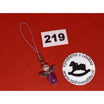HandMade by VeJa Přívěšek - andílek pro štěstí/ radost č.219