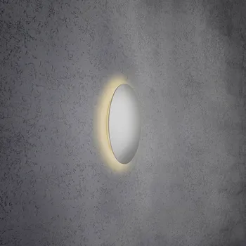 Lampička Escale Blade LED nástěnné světlo, stříbrná, Ø 34cm stříbrná matmá elox LED celkem 13 W - Doprava zdarma