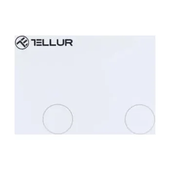 vypínač Tellur WiFi Smart Spínač, 2 porty, 1800 W, 10 A., bílý, bílá
