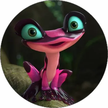 Jedlá dekorace na dort Jedlý papír Rio 2 žába 19,5 cm